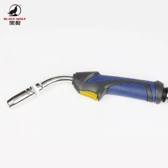 Black Wolf MB25ak MIG CO2 Gas Air Cooled Euro Portable Welding Torch for Binzel Type