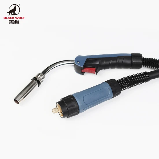 Black Wolf MB36kd MIG CO2 Gas Air Cooled Euro Portable Welding Torch for Binzel Type