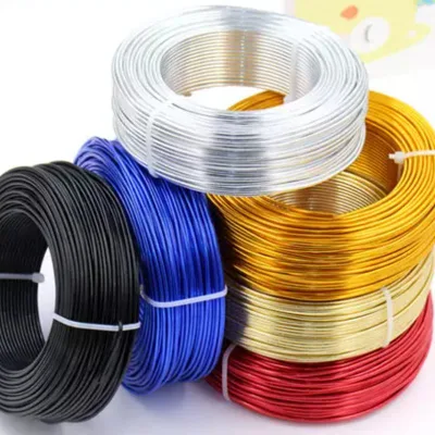 0.16mm 0.18mm Roll Rectangular Flat Round Building Alloy Electrical Aluminium Copper Clad Cable Aluminum Steel Blasting Coated Welding Wire for Motor Generator