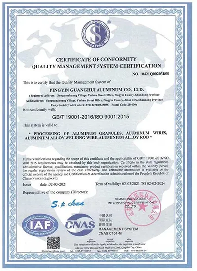 Er4043 Er5356 Welding Wire with Aluminum Alloy